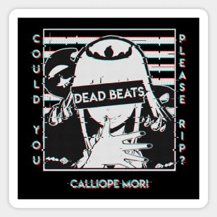 Calliope Mori Glitched Magnet